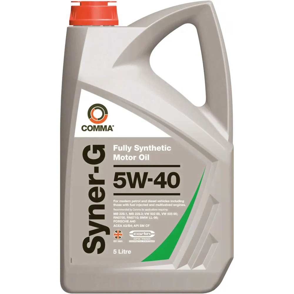 Масло моторное COMMA Syner-G 5W-40 5L