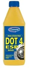 Жидкость тормозная COMMA 1л DOT 4 Brake Fluid ESP