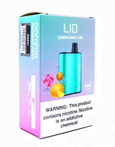 ЛИМОННЫЕ ЛЕДЕНЦЫ ЛЕД COMMA LIO 5000 затяжек 15ml 2% NIC ЗАРЯЖАЕМЫЕ type-c Одноразовая электронная сигарета-0