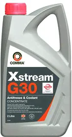 XSR2L, COMMA XSTREAM G30 AF CONC G12+ (2L)_антифриз!красн., концентрат\VW,Audi,MAN 324,MB 325.5,BS-6580-2010-0