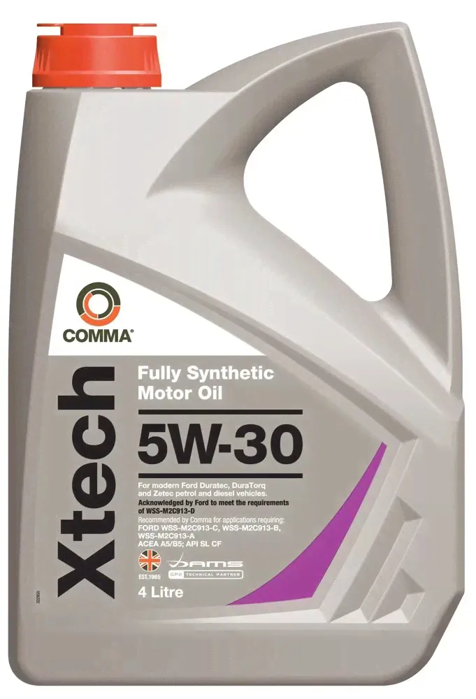 COMMA XTECH 5W-30 ACEA A5/B5 API SL/CF 4л Масло моторное
